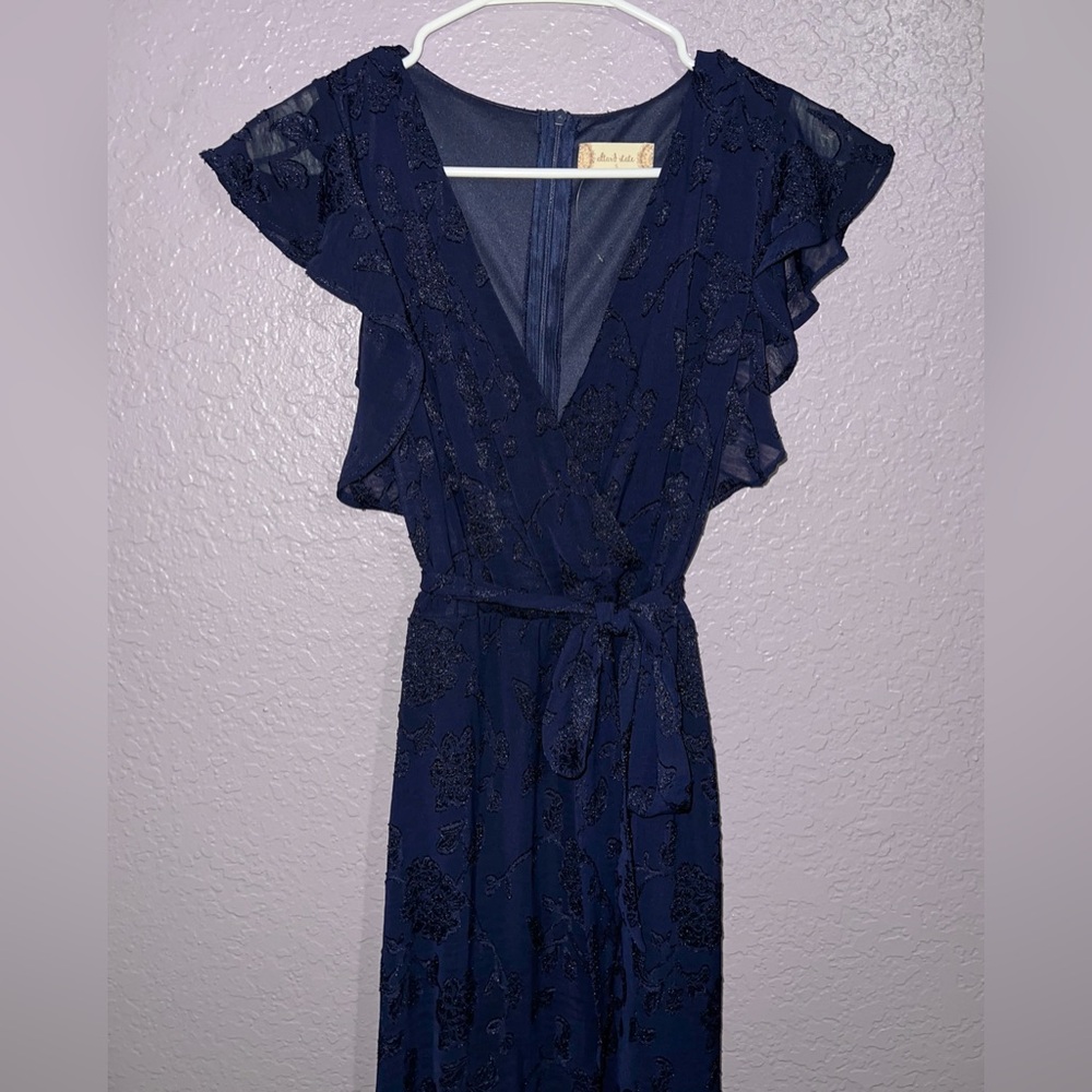 Never worn Altar’d State deep blue maxi dress- Size Small